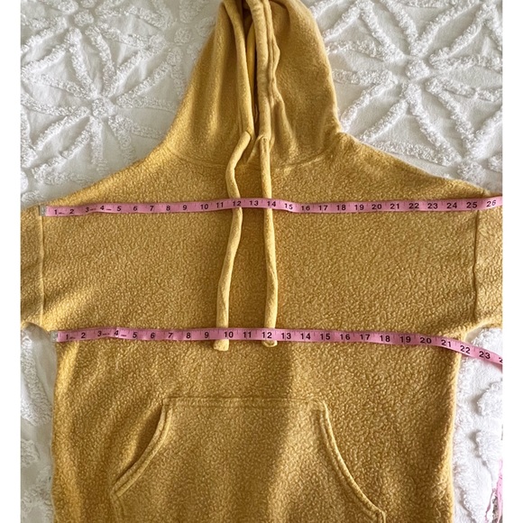 Soft Serve Clothing Mustard Yellow The Original Cloud Cotton Hoodie Size Small - Picture 8 of 10